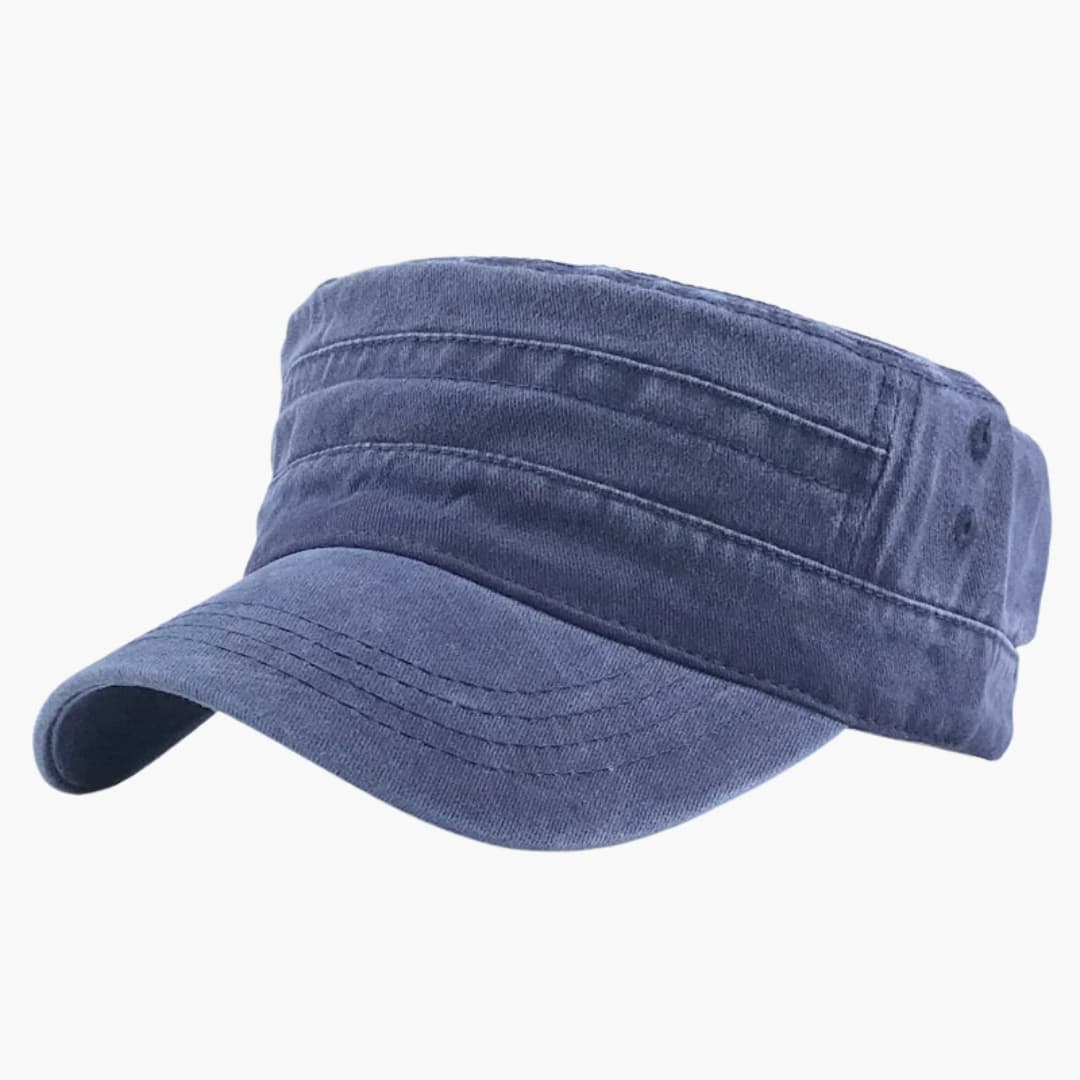 Herren Army Cap mit Schirm und verstellbarem Riemen