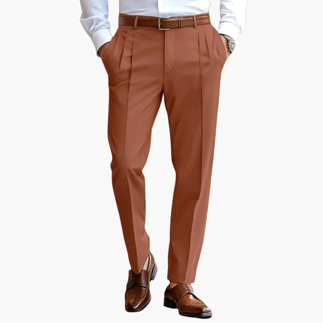 Herren Bundfaltenhose mit Bund