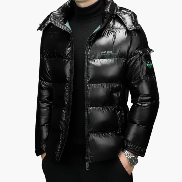 Herren Daunenjacke mit langen Ärmeln