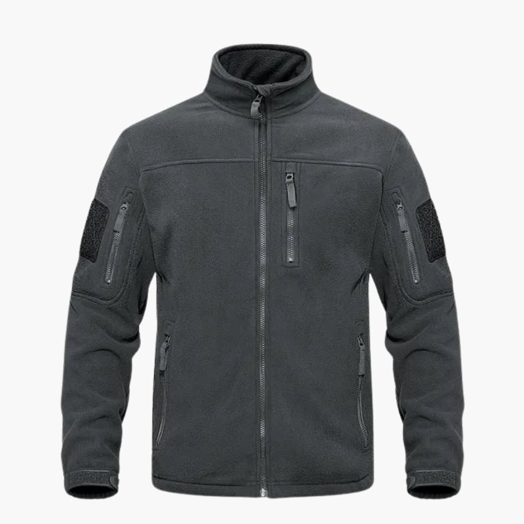 Herren Fleecejacke mit durchgehendem Reißverschluss