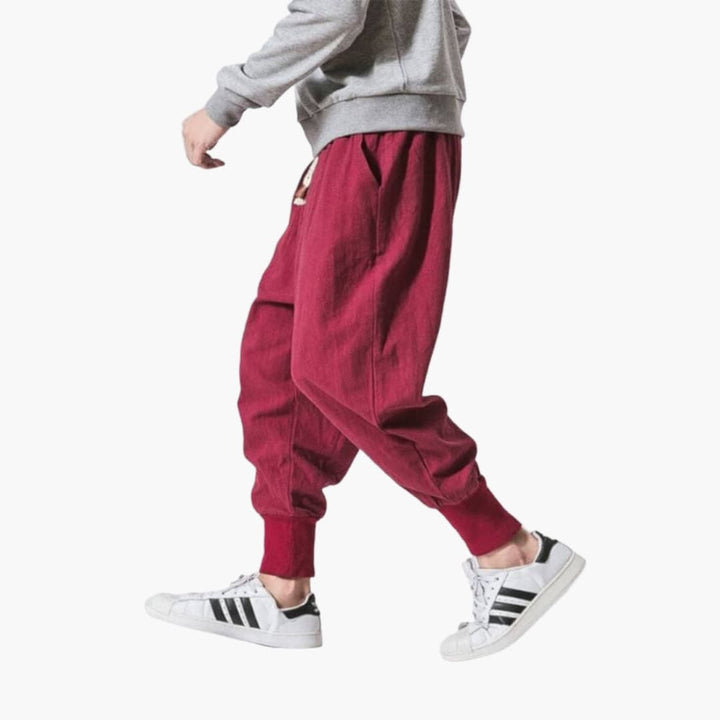 Herren Haremshose mit Kordelzug