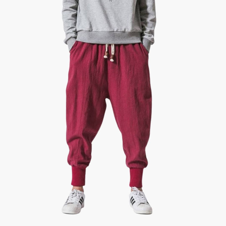 Herren Haremshose mit Kordelzug