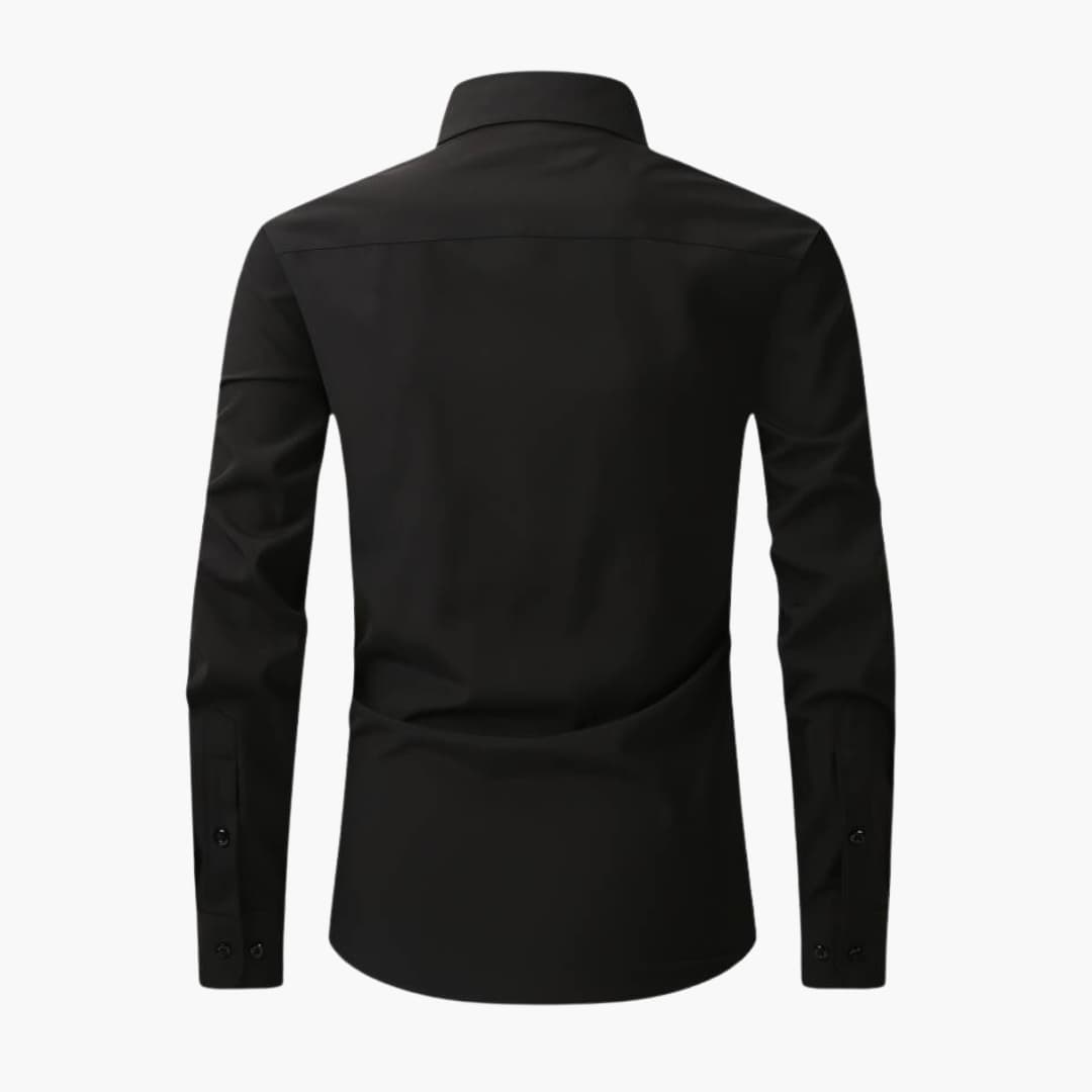 Herren Hemd mit Tasche und Knopfleiste
