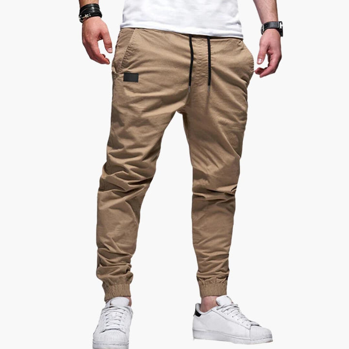Herren Hose mit Bund und geradem Bein