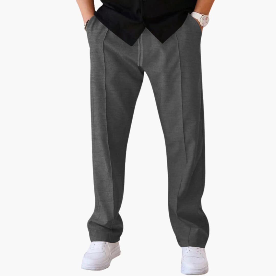 Herren Hose mit geradem Bein und Seitentaschen