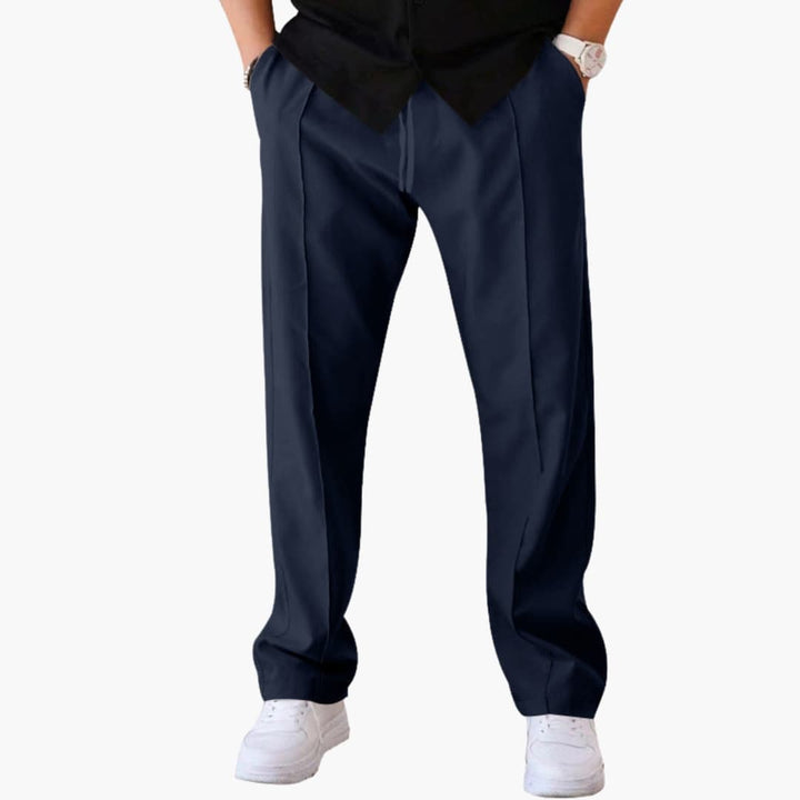 Herren Hose mit geradem Bein und Seitentaschen