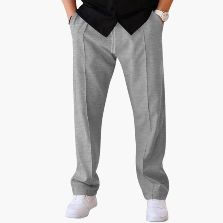 Herren Hose mit geradem Bein und Seitentaschen