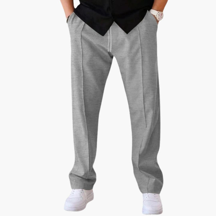 Herren Hose mit geradem Bein und Seitentaschen