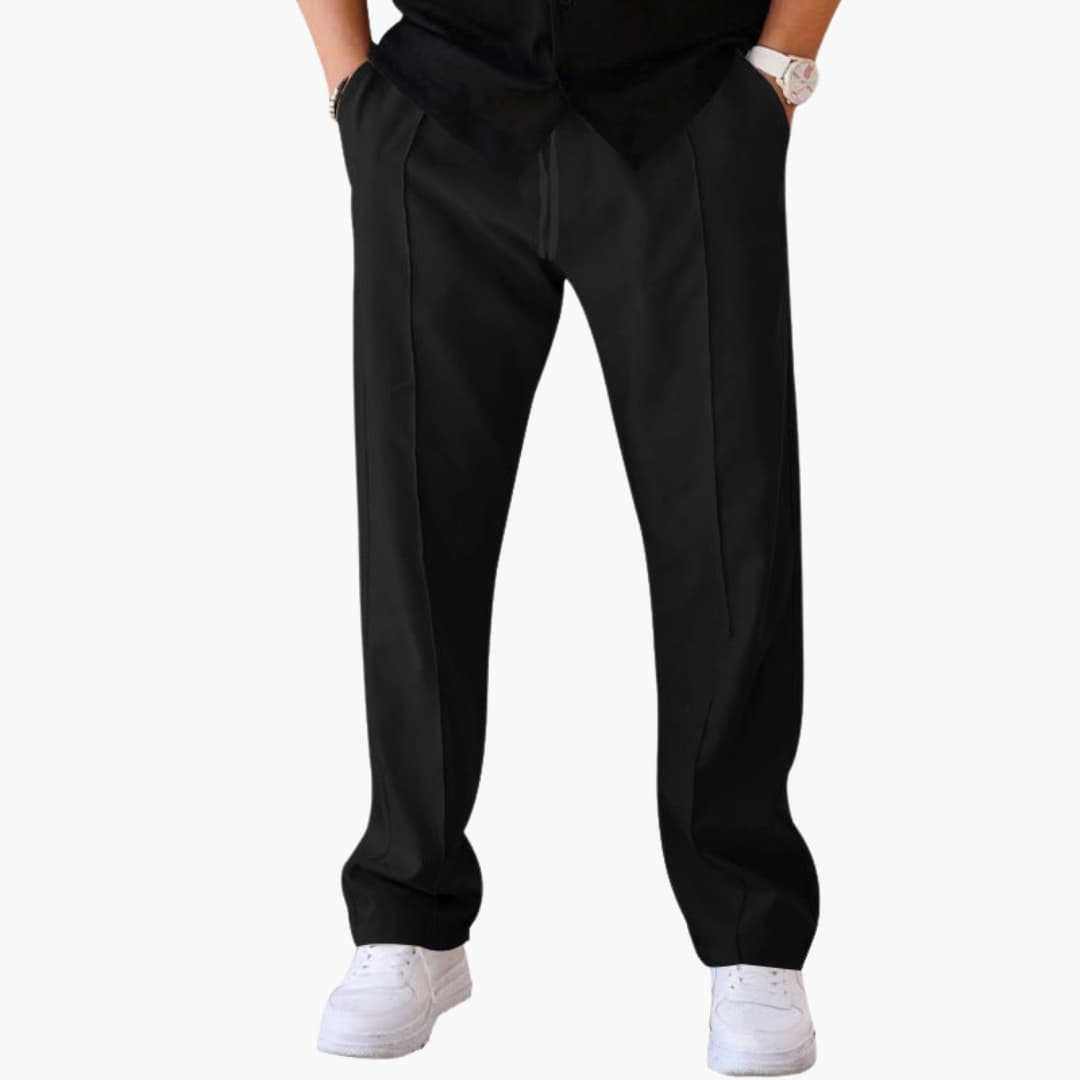 Herren Hose mit geradem Bein und Seitentaschen