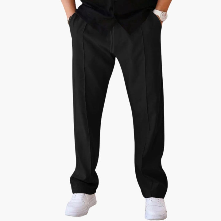 Herren Hose mit geradem Bein und Seitentaschen