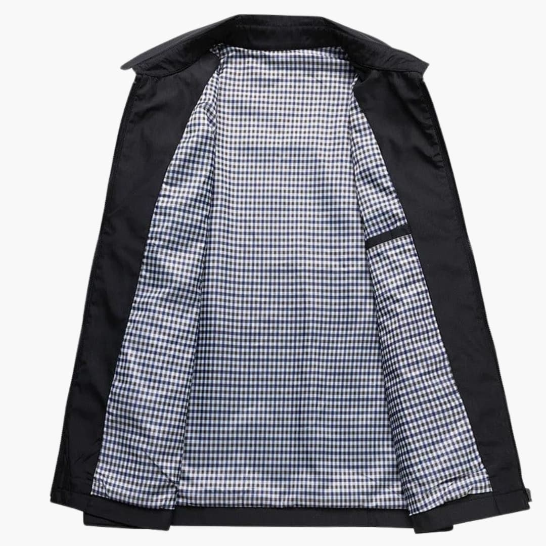 Herren Jacke mit Hemdkragen