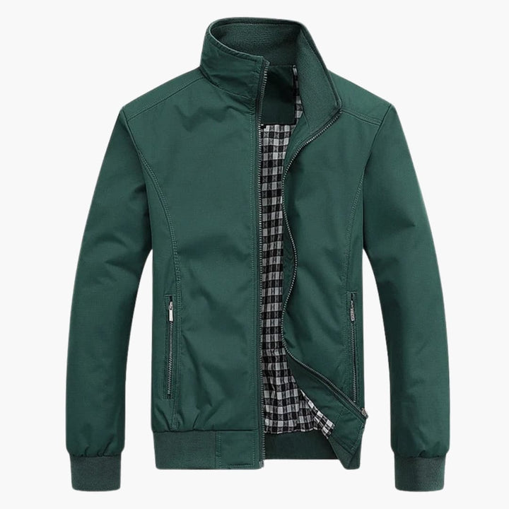 Herren Jacke mit Kragen und Reißverschluss