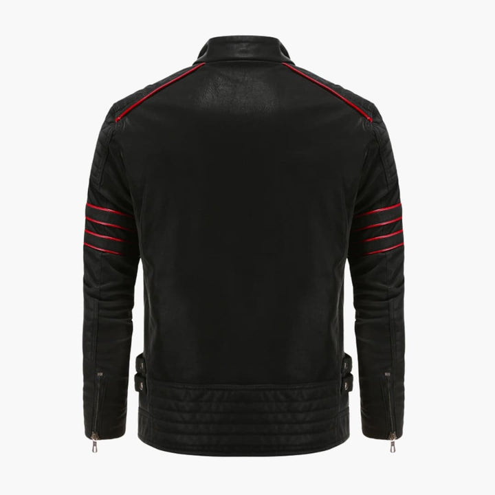 Herren Jacke mit Reißverschluss und Schulterpaspelierung
