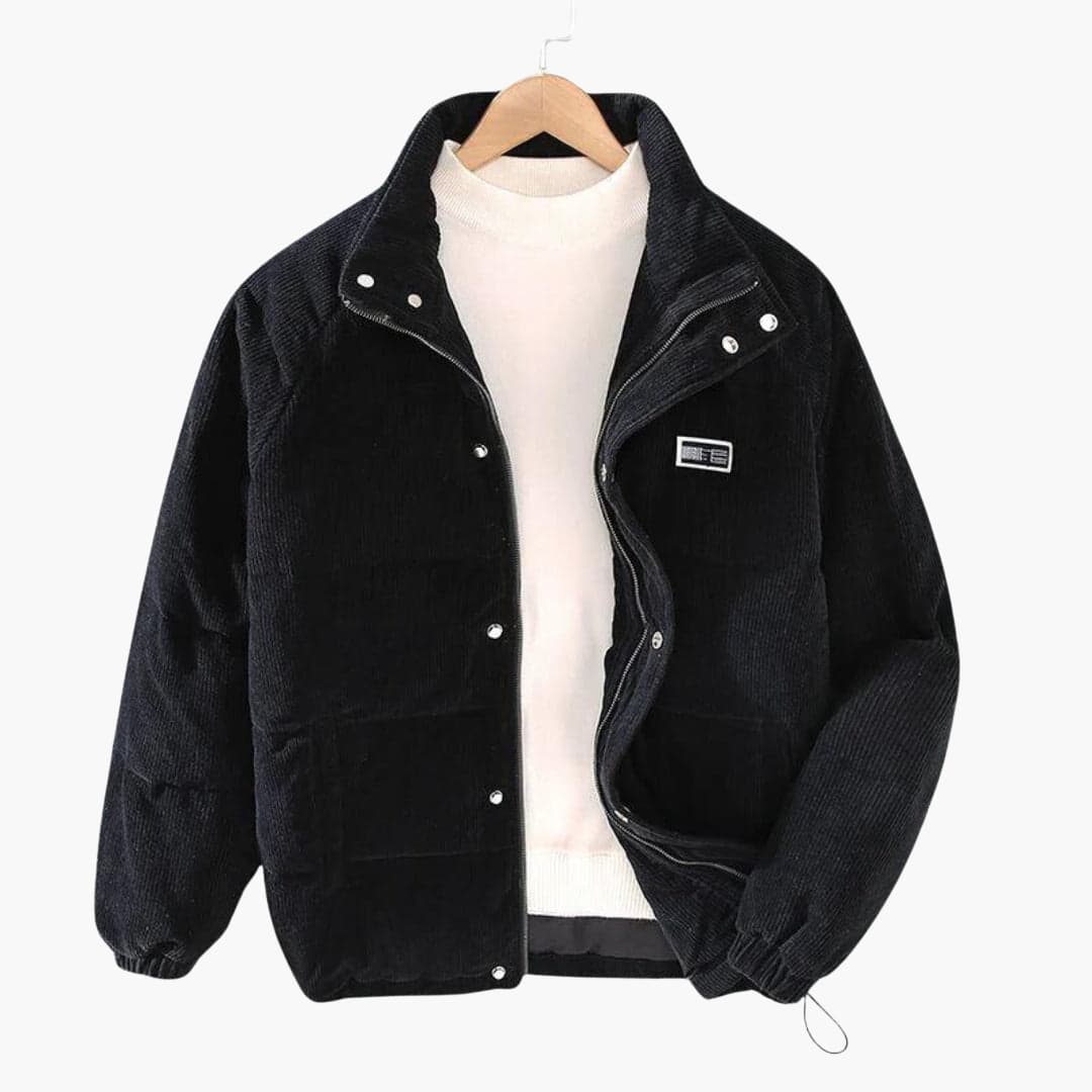 Herren Jacke mit hohem Kragen