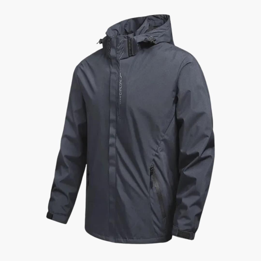 Herren Kapuzenjacke mit Reißverschlusstaschen