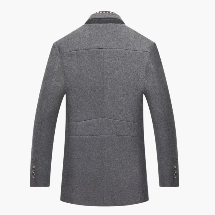 Herren Mantel mit Stehkragen