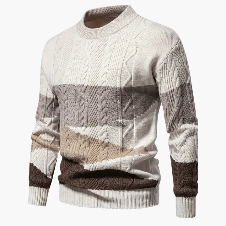 Herren Pullover mit Rundhalsausschnitt