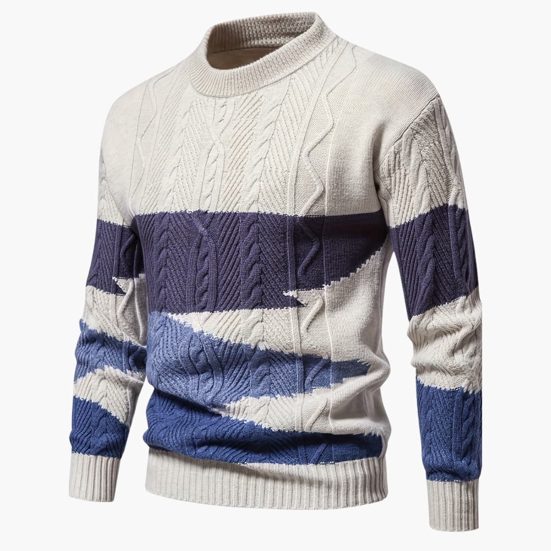Herren Pullover mit Rundhalsausschnitt