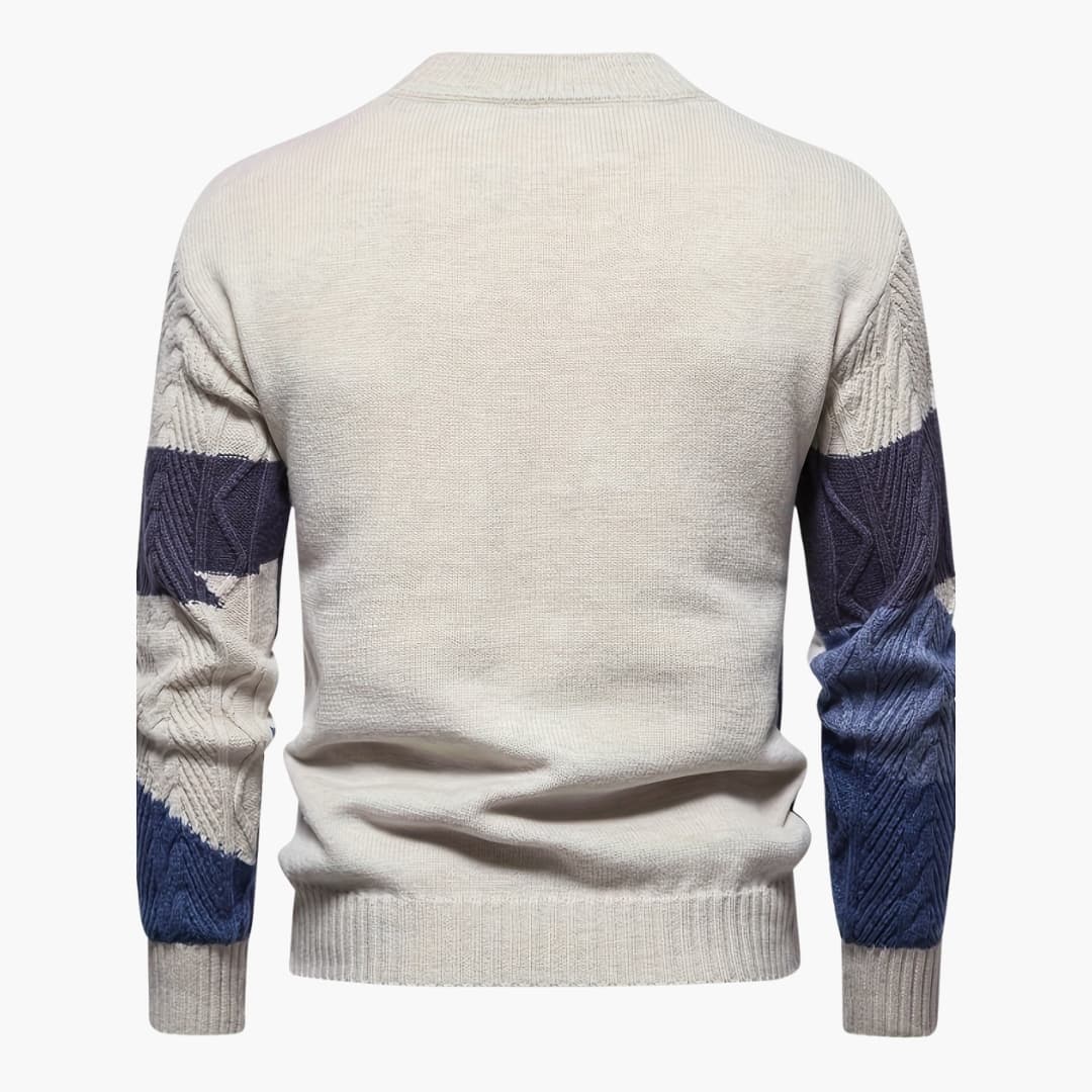 Herren Pullover mit Rundhalsausschnitt