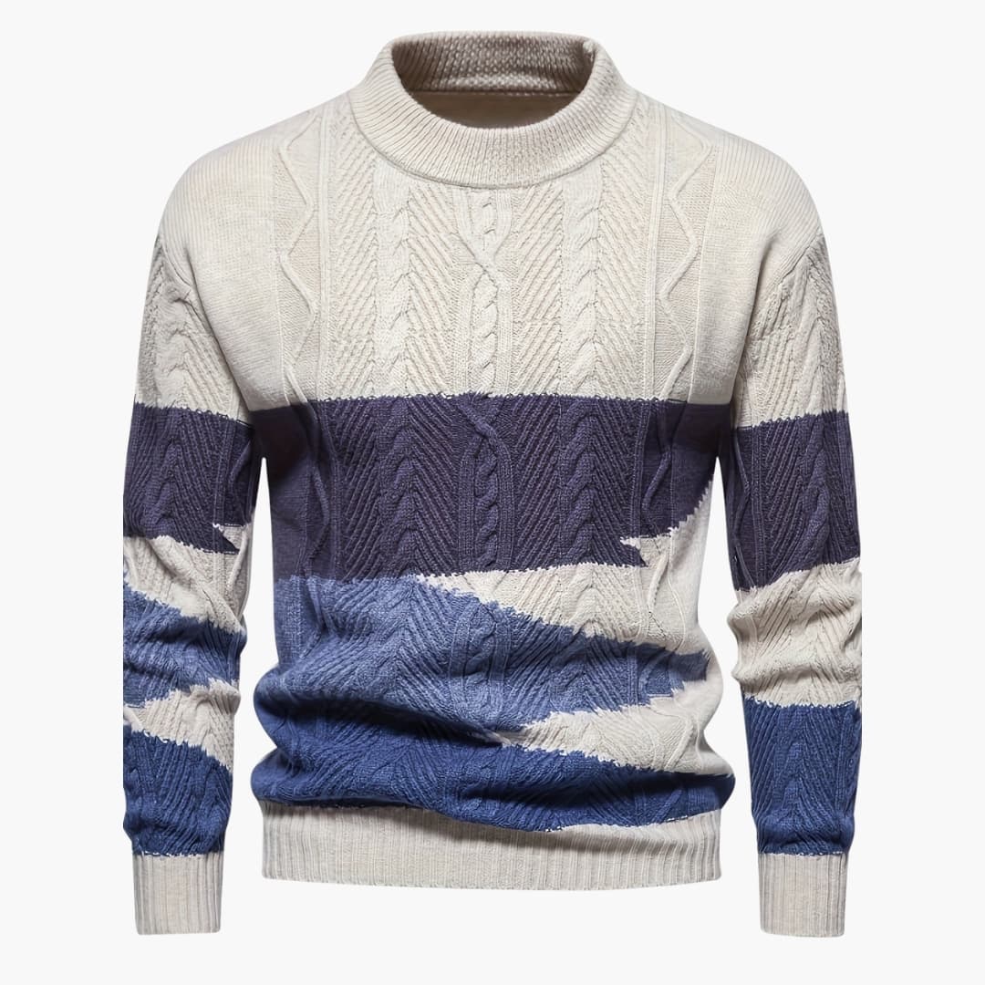 Herren Pullover mit Rundhalsausschnitt