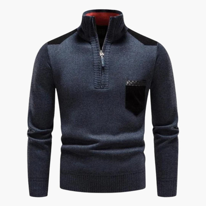 Herren Pullover mit Rundhalsausschnitt und langen Ärmeln