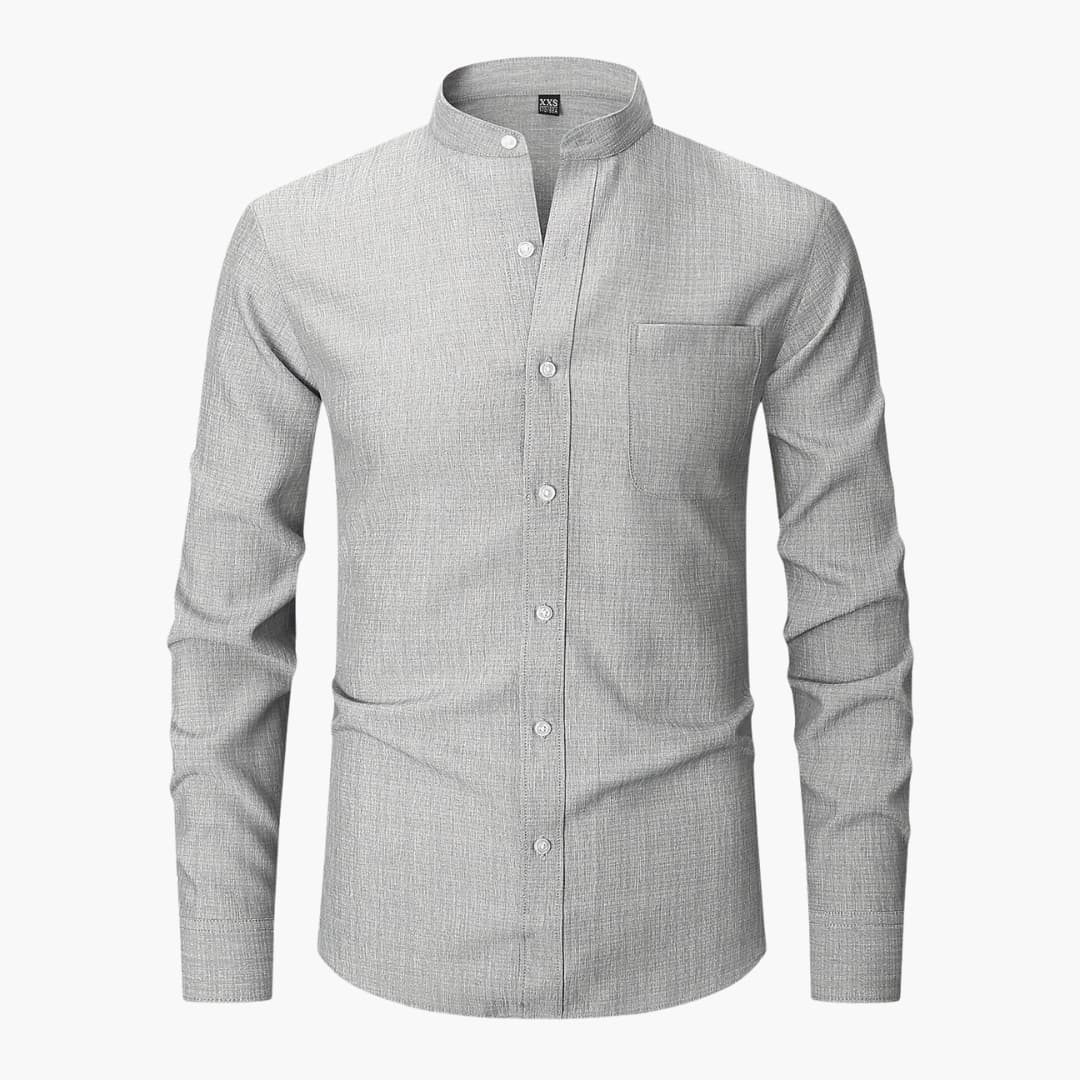 Herren Shirt mit Rundhalsausschnitt und Tasche