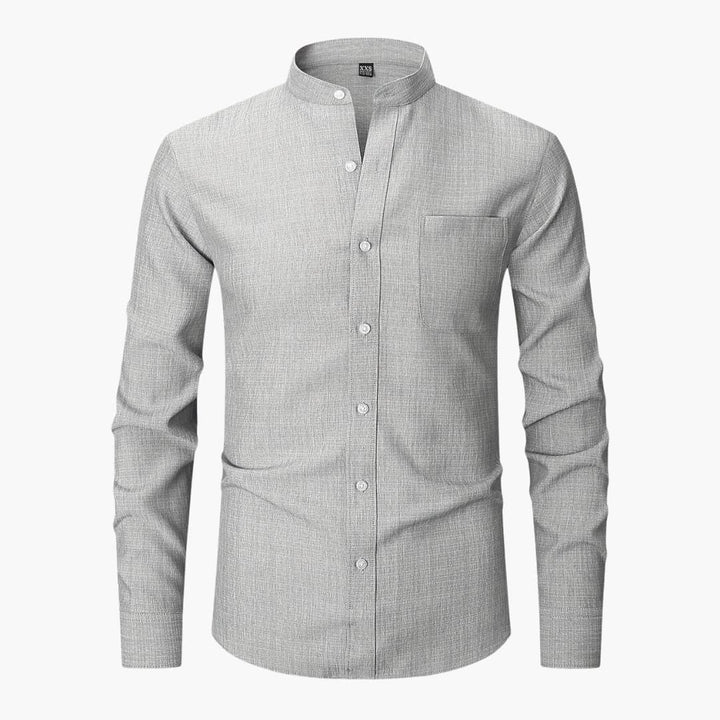 Herren Shirt mit Rundhalsausschnitt und Tasche