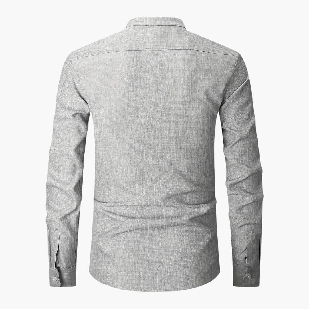 Herren Shirt mit Rundhalsausschnitt und Tasche