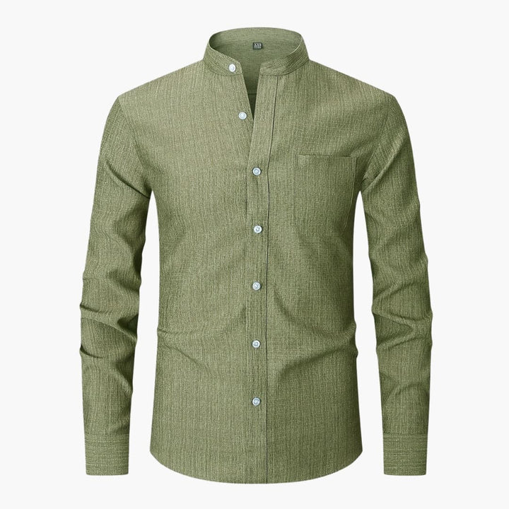 Herren Shirt mit Rundhalsausschnitt und Tasche