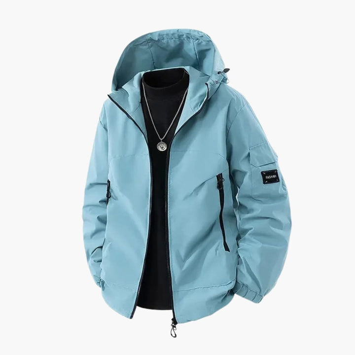 Herren Skijacke mit Kapuze