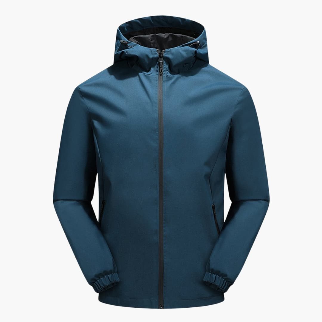 Herren Softshelljacke mit Kapuze und Reißverschluss