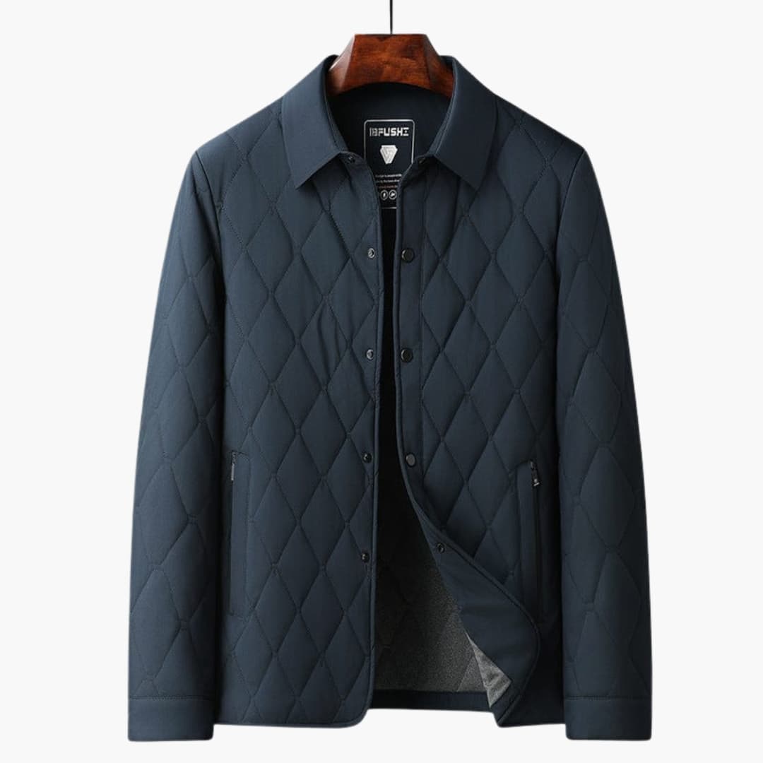 Herren Steppjacke mit Kragen