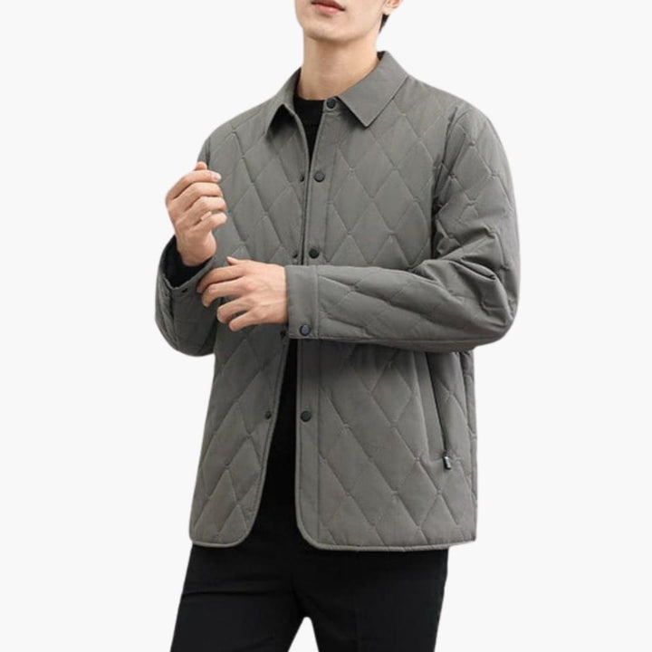 Herren Steppjacke mit Kragen
