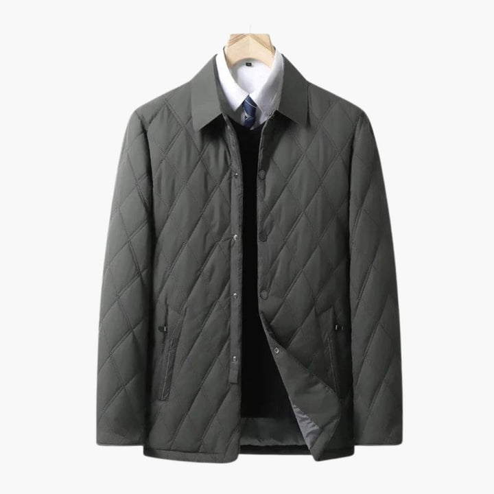 Herren Steppjacke mit Umlegekragen