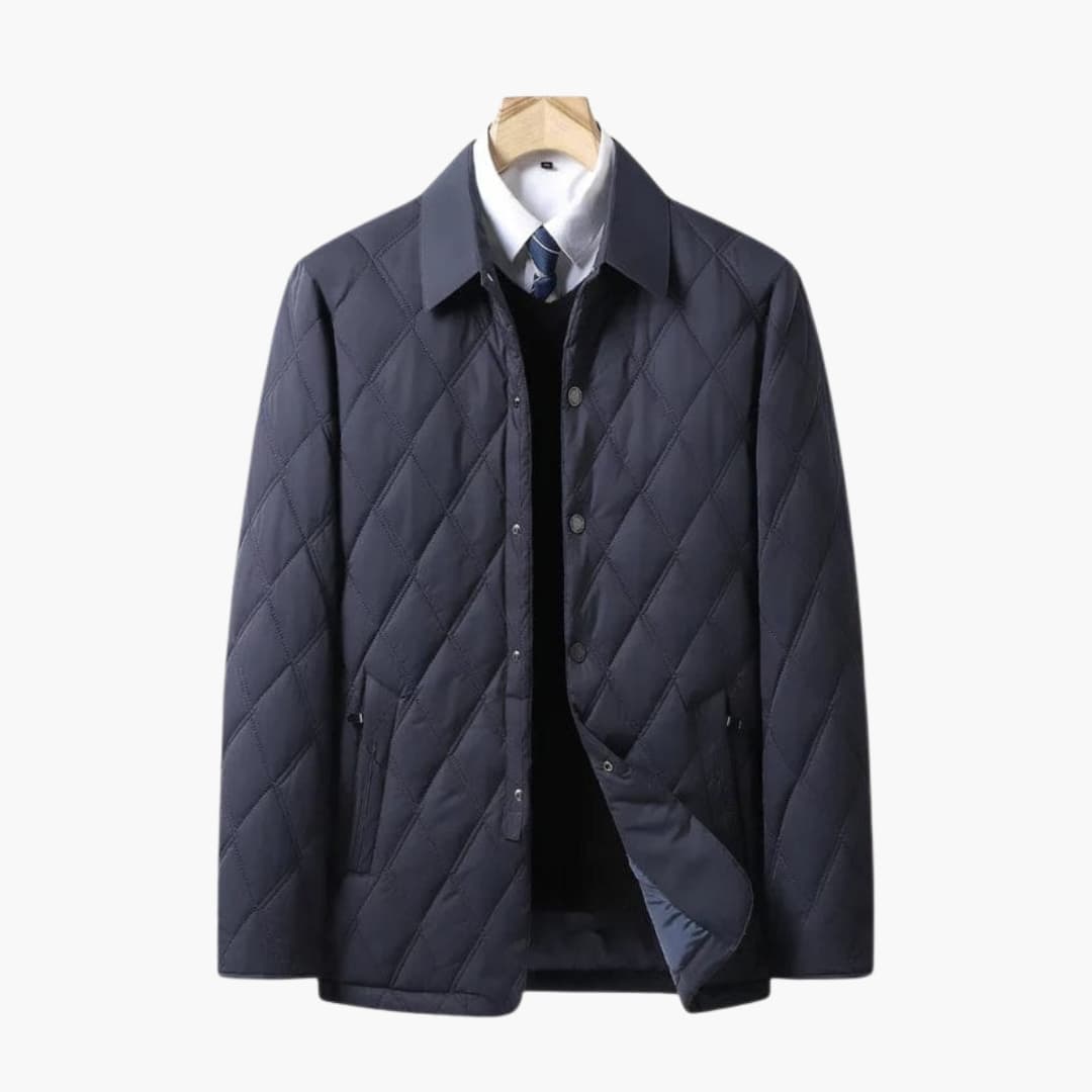 Herren Steppjacke mit Umlegekragen