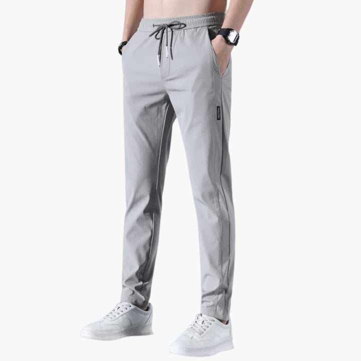 Herren Stretchhose mit Bund und geradem Bein