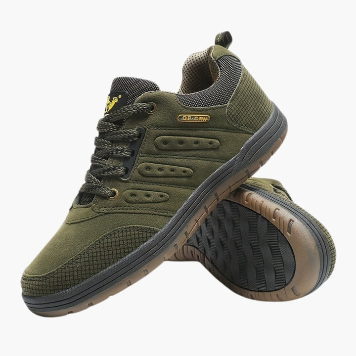 Herren Wanderschuhe mit Schnürung und Profilsohle
