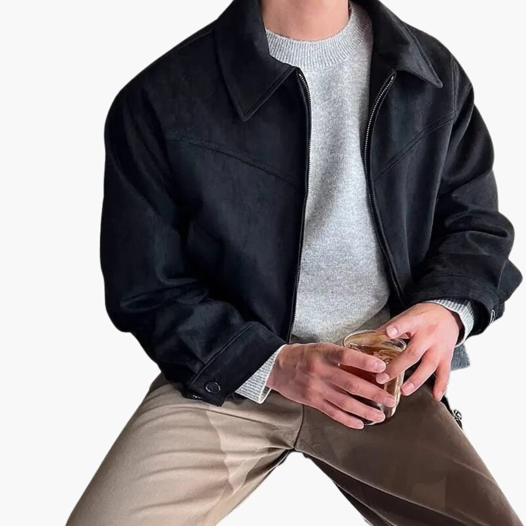 Herrenjacke mit Reißverschluss