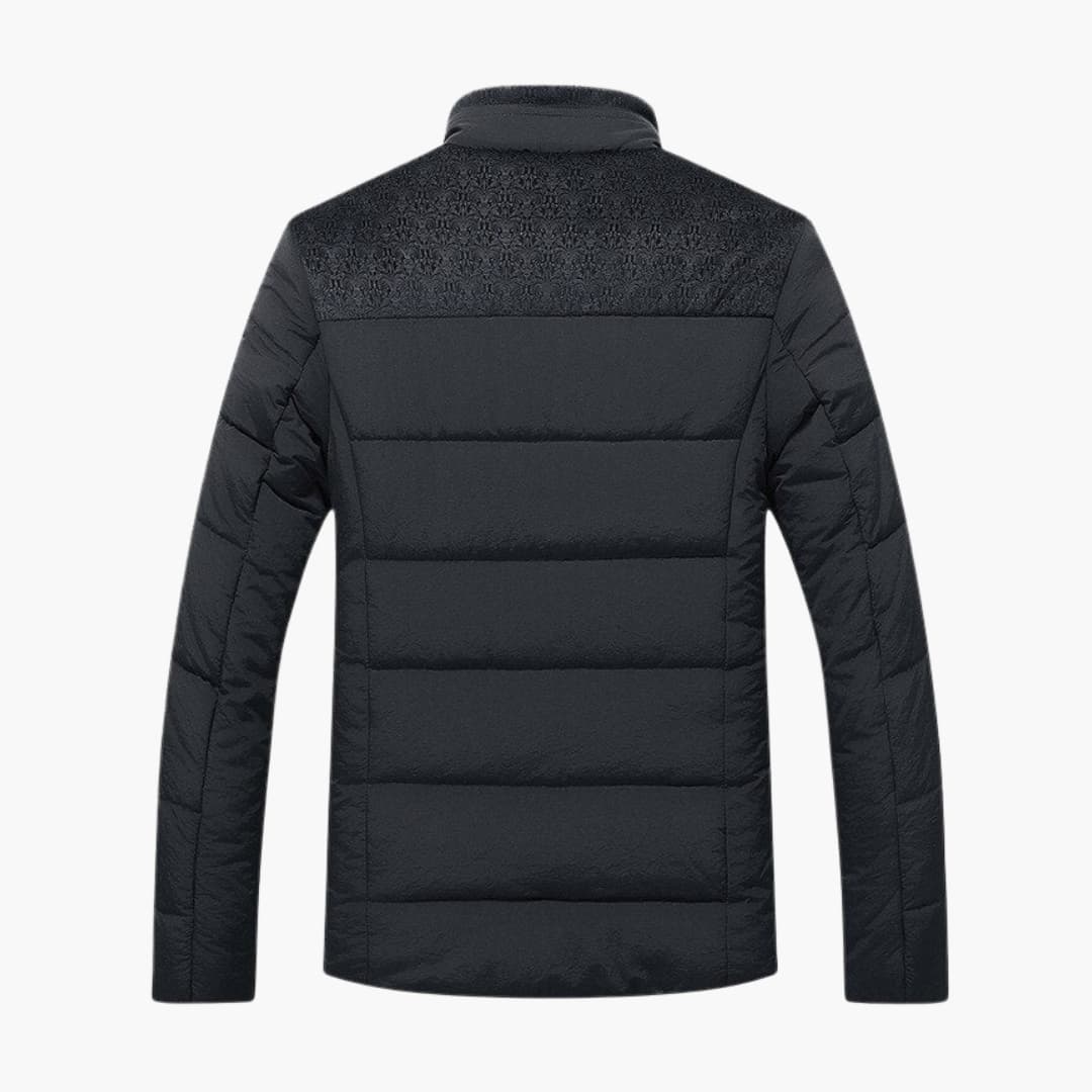 Herrenjacke mit Stehkragen und Steppung