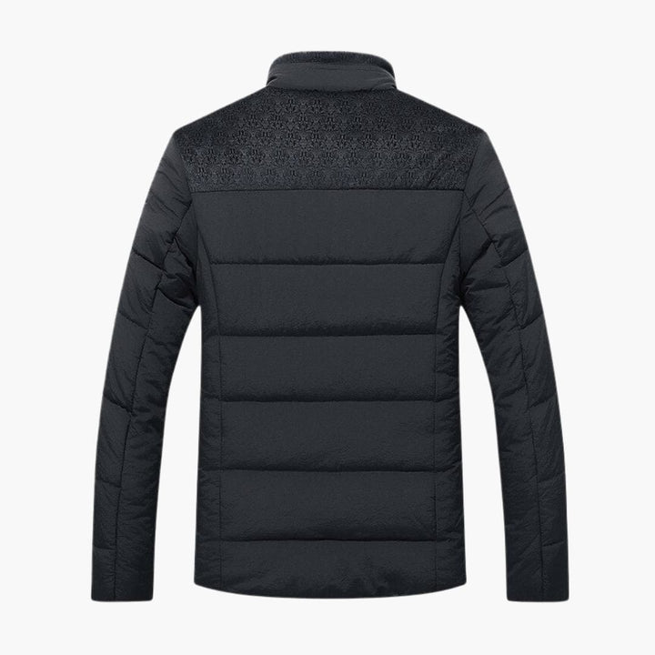 Herrenjacke mit Stehkragen und Steppung