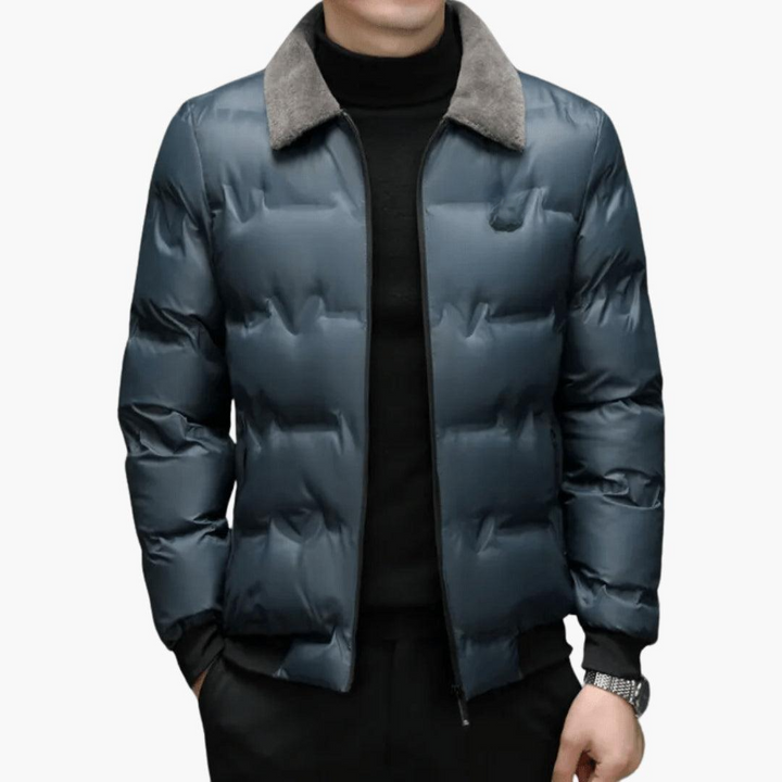 Isolierte Daunenjacke für Männer – Trendig & Warm für den Winter