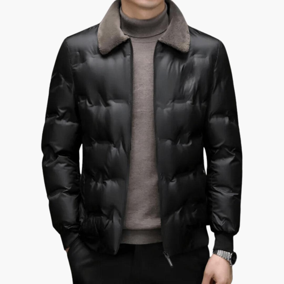 Isolierte Daunenjacke für Männer – Trendig & Warm für den Winter
