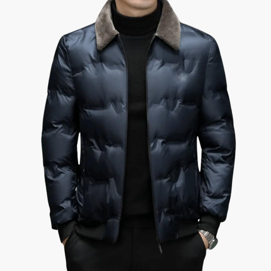 Isolierte Daunenjacke für Männer – Trendig & Warm für den Winter