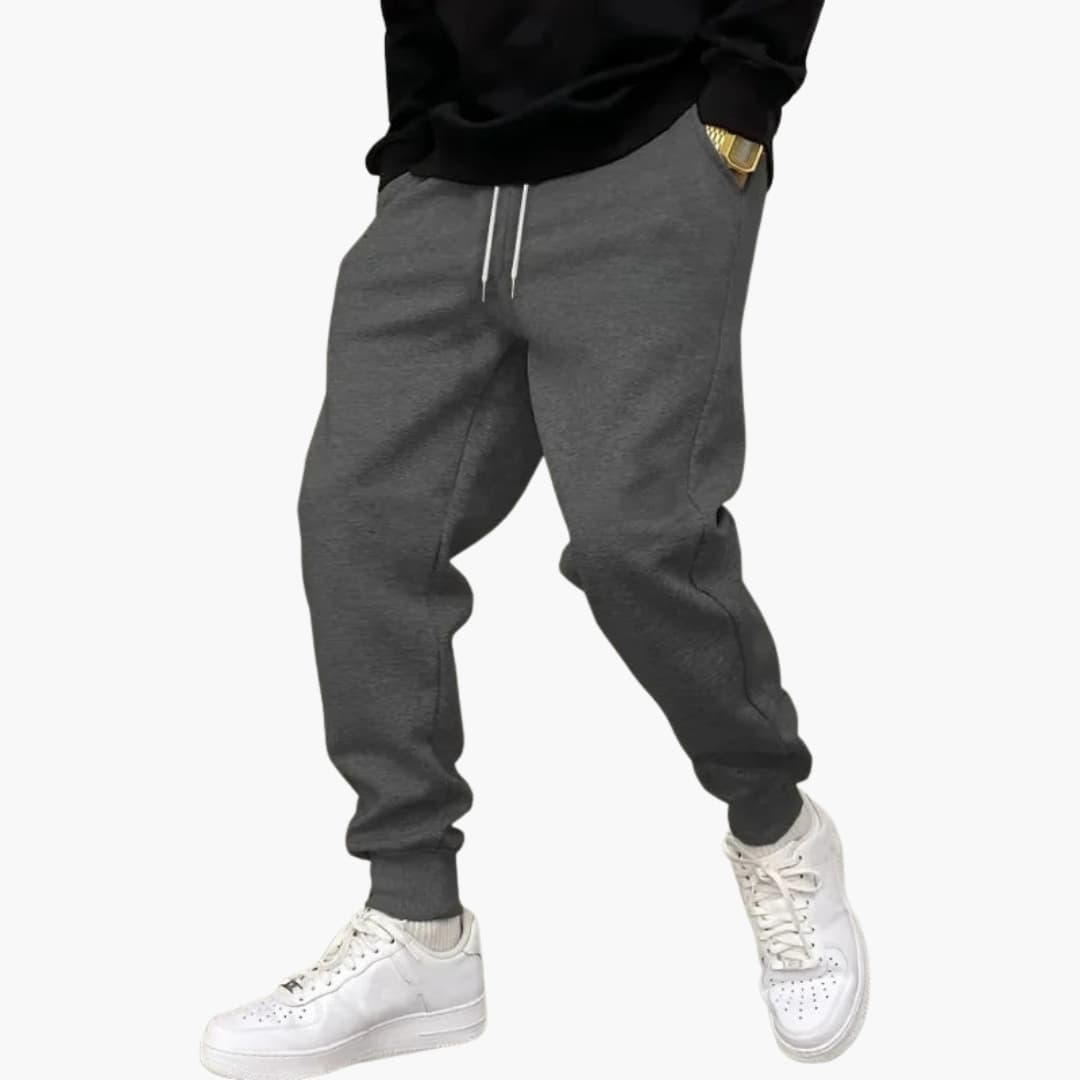 Jogginghosen für Herren mit Los Angeles Schriftzug und Kordelzug am Bund