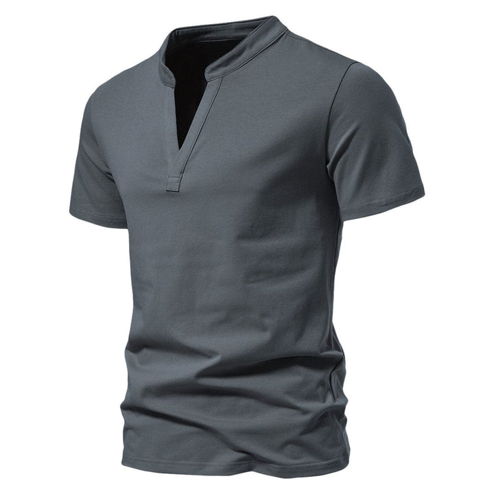 Premium V-Ausschnitt T-Shirt für Herren – lässig & bequem