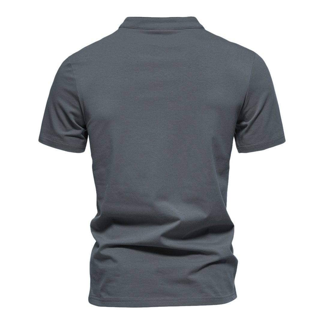 Premium V-Ausschnitt T-Shirt für Herren – lässig & bequem